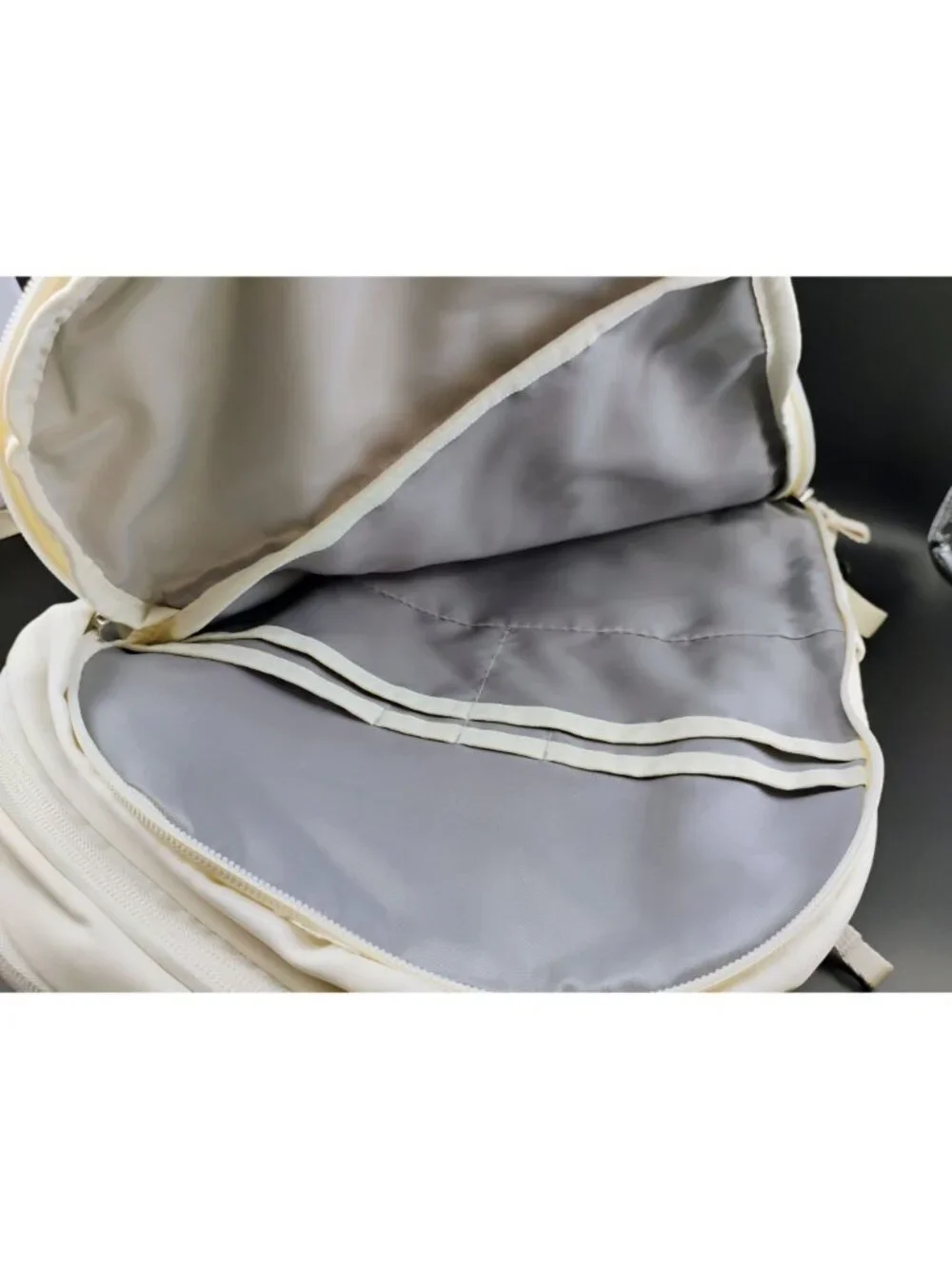 All In Motion Large White Backpack With Padded Straps